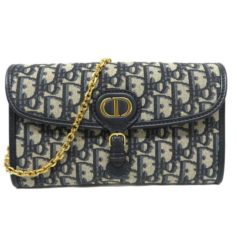 Dior Boy Chain Wallet Oblique Jacquard